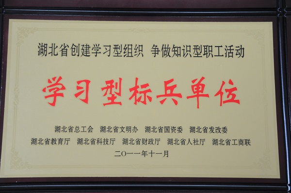 學(xué)習(xí)型標(biāo)兵單位